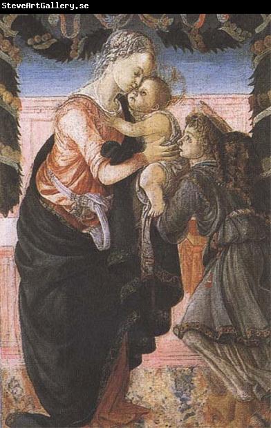 Sandro Botticelli Madonna and CHild with an Angel